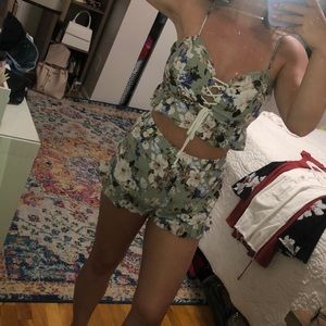 Floral two piece set